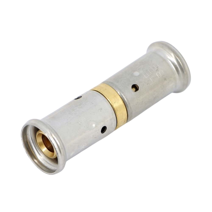 Муфта PEX, латунь пресс, 20x20x1,9