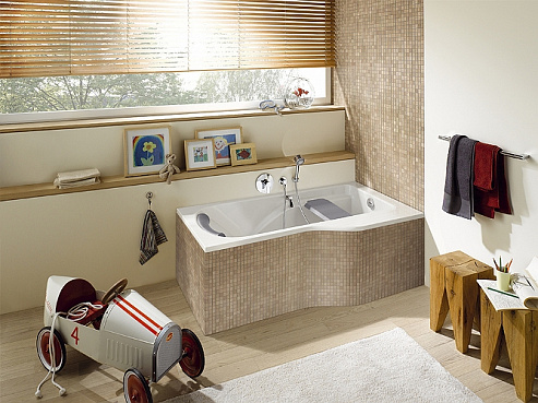 COMFORT Plus прямоугольная ванна 150 x 75 см, с ручками