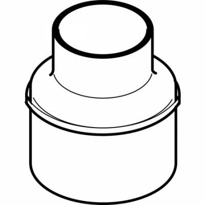 Переход концентрический Silent-db20: d=110мм, d1=90мм, Geberit