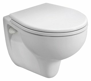 Kolo Rekord подвесной унитаз, вертикальный смыв, small projection, Rimfree: T=48см, Белый