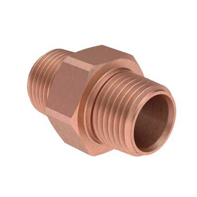 Переходник Geberit с наружной резьбой MF 1/2" и наружной резьбой: CC499K, RMF=1/2", R=3/4"