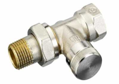 Клапан запорный прямой никелированный RLV Ду 15 Danfoss