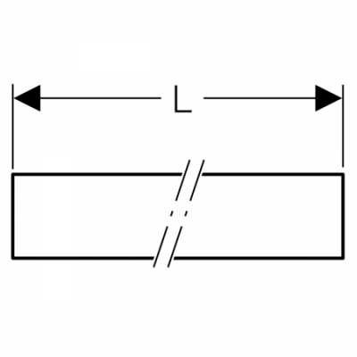 Труба системы ML Mepla, трубы прямые: PE-RT II / Al / PE-RT II, d=26мм, L=5м, Geberit