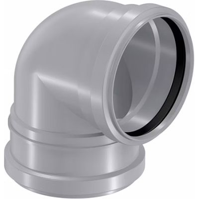 UPONOR ОТВОД КАНАЛИЗАЦИОНЫЙ ДВУХРАСТРУБНЫЙ ДЛЯ УНИТАЗА КОРОТКИЙ Д.110ММ 88,5ГР СЕРЫЙ '15C