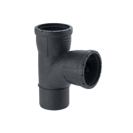 Тройник со смещенным впуском Geberit Silent-Pro 87,5°: d=110мм, d1=110мм