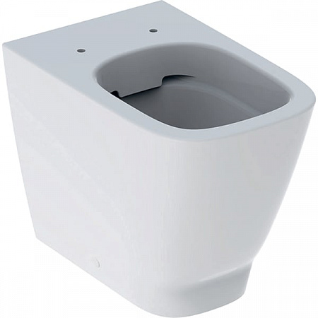 Напольный унитаз Smyle Square, приставной, закрытая форма, Rimfree: T=54см, Белый, Geberit