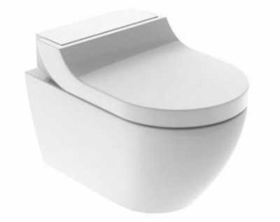Подвесной унитаз-биде AquaClean Tuma Comfort: Керамический унитаз: белый / KeraTect, Декоративная панель: белый, Geberit