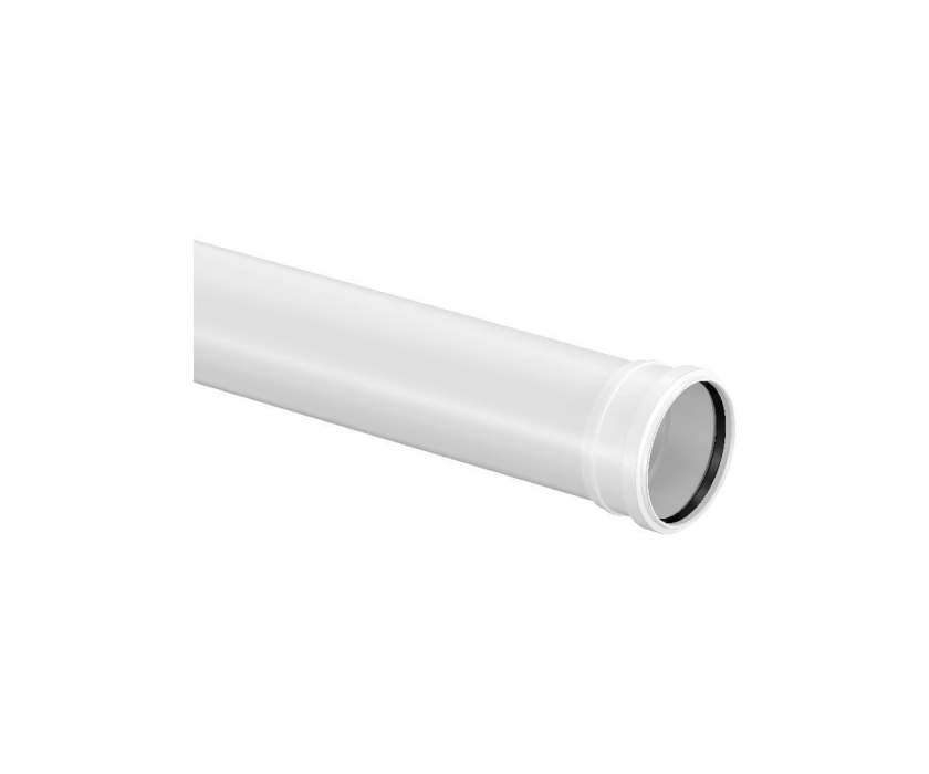 UPONOR DECIBEL ТРУБА КАНАЛИЗАЦИОННАЯ РАСТРУБНАЯ Д.160ММ 1М ПП БЕЛАЯ '1У
