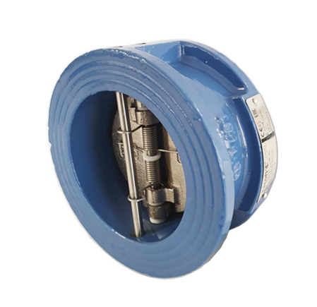 Клапан обратный двустворчатый CB4449, DN250 PN16, межфланц, корпус: чугун, створки: нерж сталь, уплотнение: EPDM, Tecofi