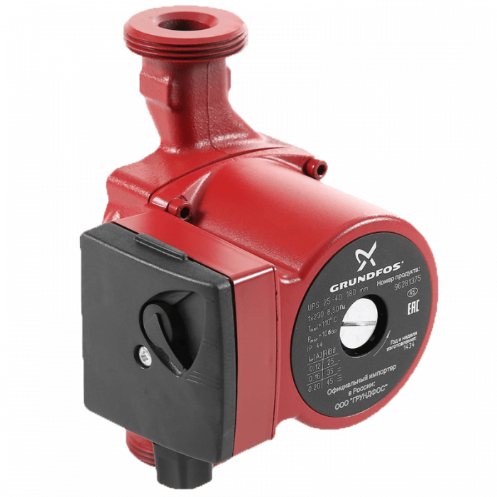Циркуляционный насос UP20-30 NK150, 1x230 В, 50 Гц, 75 Вт, вход/выход G 1 1/4" PN10, монтажная длина L=150 мм, корпус-нержавеющая сталь, колесо-композит, Grundfos