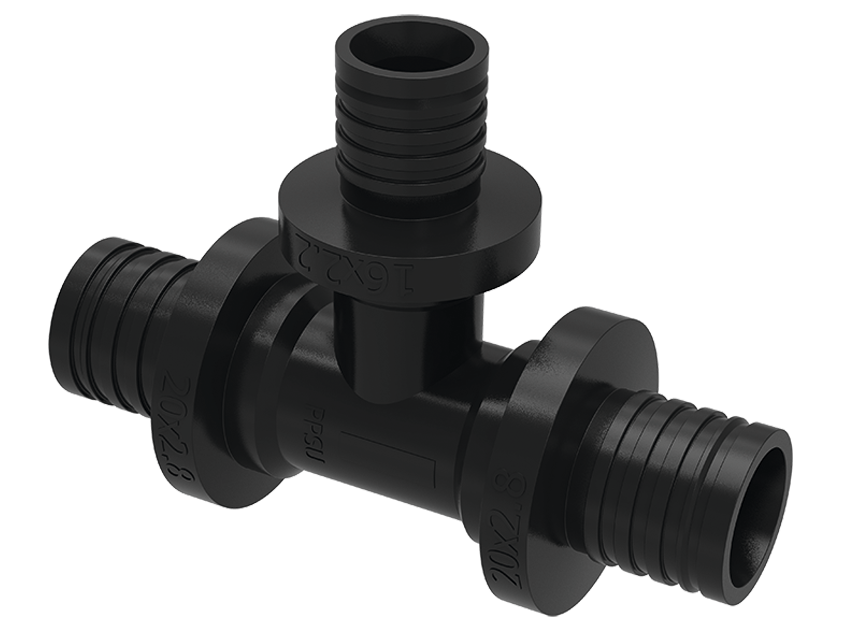 Тройник PEX PPSU 25х20х25