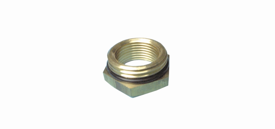 Футорка с уплотнительным кольцом, 1"x1/2"