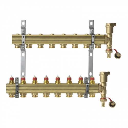 FHF-8 set комплект коллекторов с кронштейном и концевой секцией
