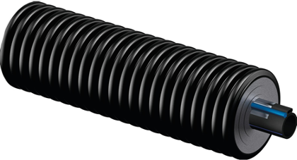 USYSTEMS труба Supra Plus с греющим кабелем 10Вт/м 40x3,7/140 бухта 150м