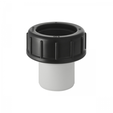 Geberit переходник из ПВХ с гайкой из ПНД, d 56 x 50 мм