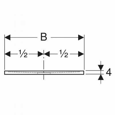 Прямоугольный душевой поддон Geberit Sestra: L=100см, B=70см, Белый / Структура натурального камня