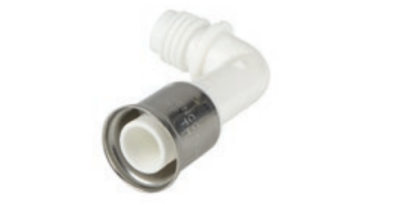 Угольник 90° Vision для коллектора 26 мм, НР-пресс, верхнее подключение