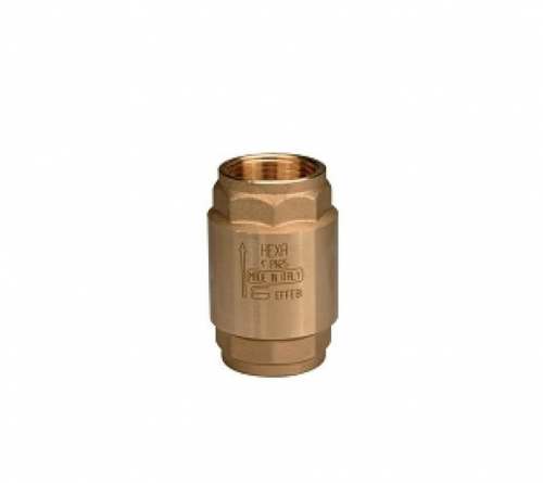 Обратный клапан пружинный NRV-R DN 40 PN 18, Т= 110 °С, с внутренней резьбой, корпус-латунь, Ридан