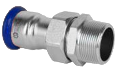 Разъёмное соединение с НР MVI, 15x1/2" (нержавеющая сталь)