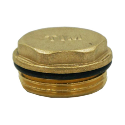 Заглушка латунная  1/2" НР