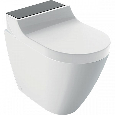 Напольный унитаз-биде Geberit AquaClean Tuma Comfort: Черный / Стекло