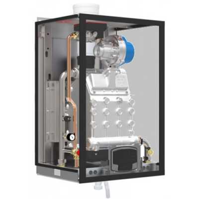 Настенный газовый конденсационный одноконтурный котёл Ferroli FORCE W 60, 58 кВт, закрытая камера