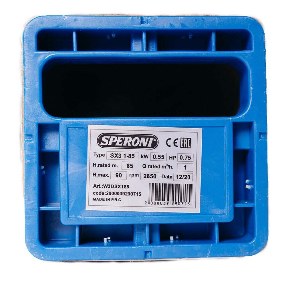 Скважинный насос SX3 1- 85 TITANIO 3",  тм SPERONI, 0,55kW