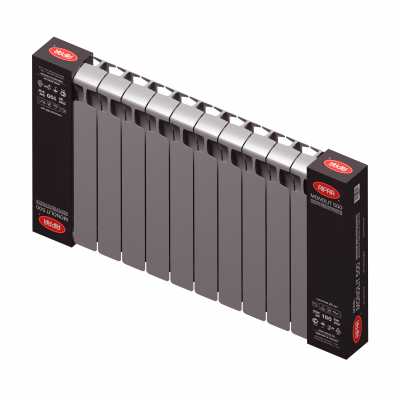 Радиатор биметаллический Rifar Monolit 3/4 500/14 Титан