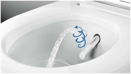 Подвесной унитаз-биде AquaClean Mera Comfort: Керамический унитаз: белый / KeraTect, Декоративная панель: белый, Geberit