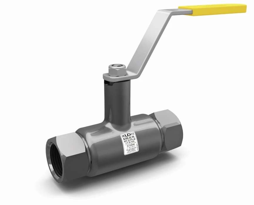 LD Кран шаровый цельносварной, муфтовый, Dn 40, PN 40, неполнопроходной с корпусом из стали 20 (КШ.Ц.М.040.040.С/П.02)
