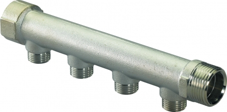 UPONOR UNI-C КОЛЛЕКТОР S 1" НР/ВР 4X1/2"НР '1А
