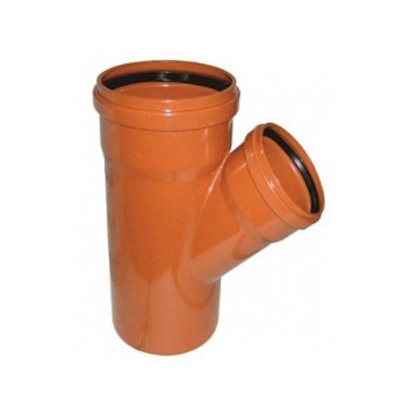 Тройник НПВХ D 160/160*45° СИНИКОН