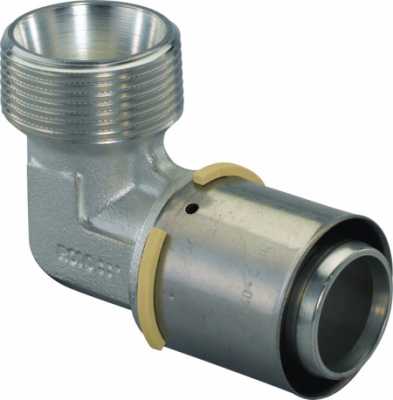 UPONOR S-PRESS УГОЛЬНИК С НАРУЖНОЙ РЕЗЬБОЙ 40-R1 1/4"НР '5C