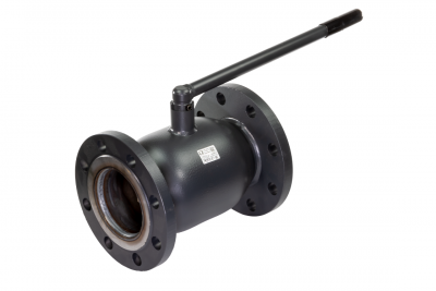 Шаровой кран RJIP Premium FF DN 100 PN 25 Т= 200 °С, фланцевый, стандартный проход, с рукояткой, корпус-углеродистая сталь, Ридан