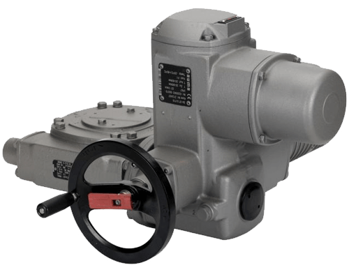 Электрический привод AUMA Norm SA07.5/GS125.3/VZ4.3  3x380В 284с 4360Нм для JiP Ду300-350, номинальная эл. мощность 0,2 кВт
