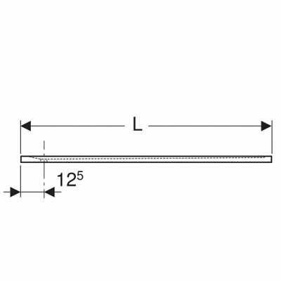 Прямоугольный душевой поддон Geberit Sestra: L=120см, B=80см, Графит / Структура натурального камня