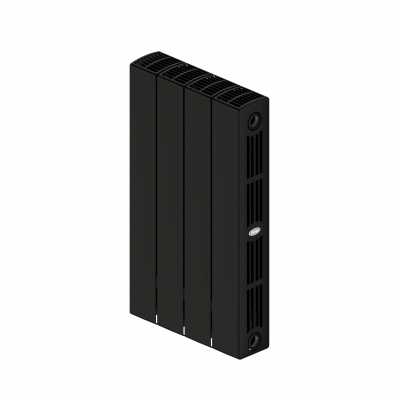 Радиатор биметаллический Rifar SUPReMO 3/4 800/4 Антрацит