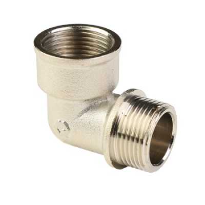Угольник с ребордой внутренняя-наружная резьба MVI 1/2" PN40