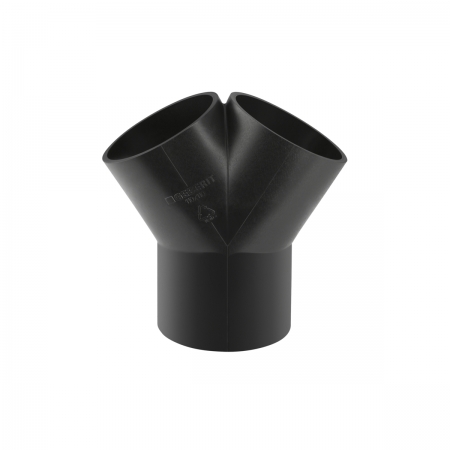 Тройник двойной Y-образный PE 2 x 30°: d=50мм, d1=40мм, Geberit