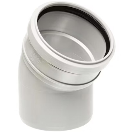 UPONOR DECIBEL ОТВОД КАНАЛИЗАЦИОННЫЙ ОДНОРАСТРУБНЫЙ Д.160ММ 30ГР ПП БЕЛЫЙ '1У