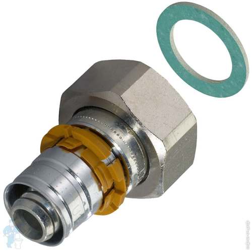 UPONOR S-PRESS ШТУЦЕР С НАКИДНОЙ ГАЙКОЙ ЛАТУННЫЙ 50-G2"НГ '3C
