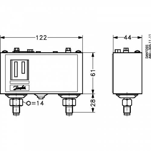 KP 7ABS Реле давления