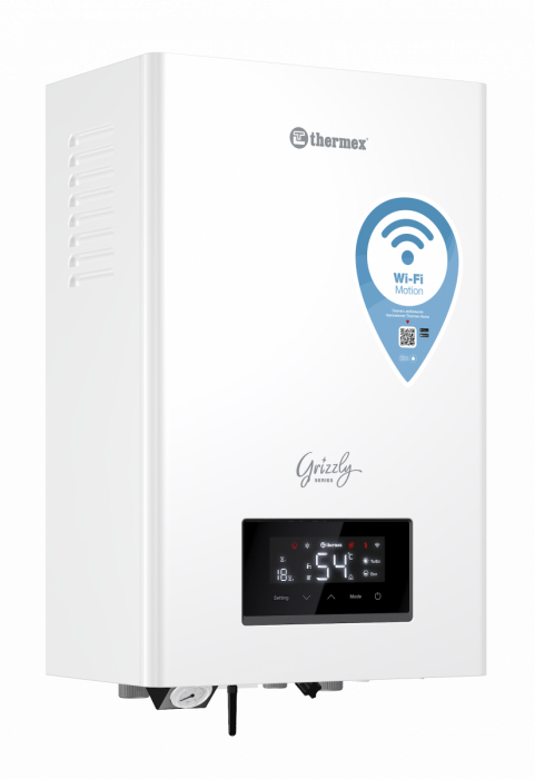 Электрический настенный котел THERMEX Grizzly 5-12 Wi-Fi
