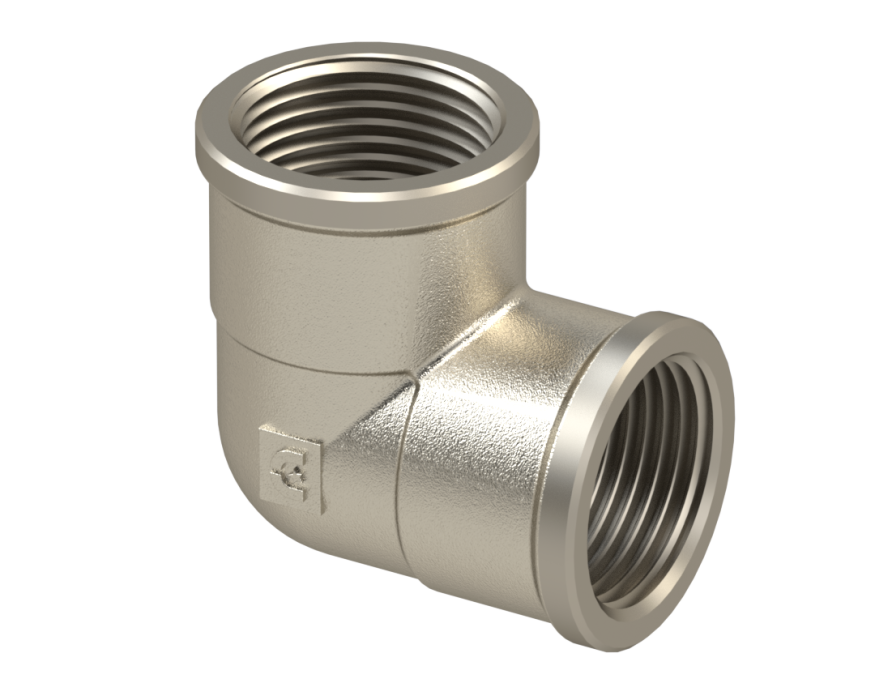 Угольник ВР/ВР  3/4'' - Никелированный