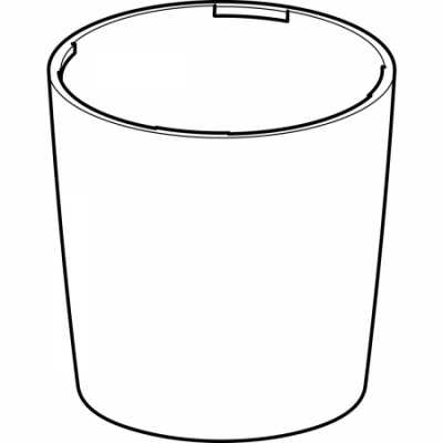 Клапанная розетка Geberit: d=32мм, Альпийский белый