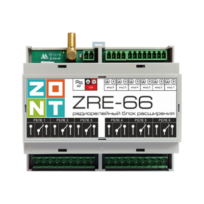Радиорелейный блок расширения ZRE-66 для контроллеров ZONT H2000+ и C2000+