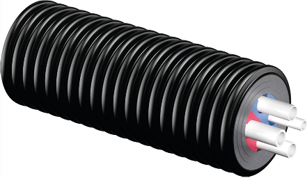 Usystems труба Quattro Smart PE-RT 2x25x3,5-2x25x3,5/175 бухта 200м '1И