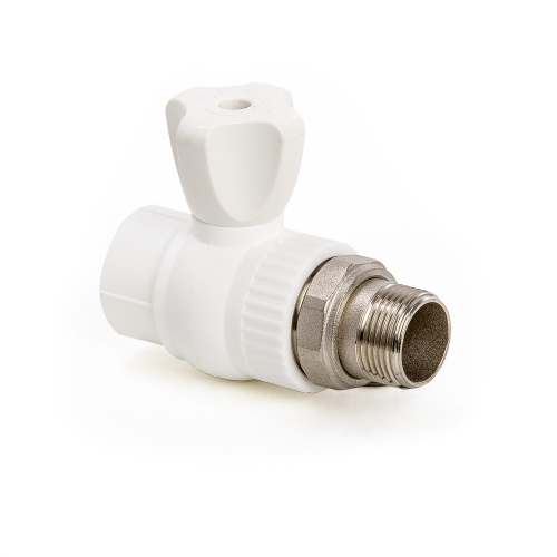 Кран шаровый PPR радиаторный прямой 20 х 1/2" PREMIUM (Lammin) 50/10
