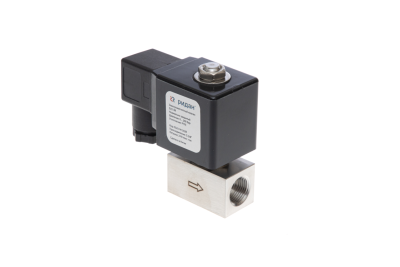 Клапан электромагнитный EV214R, G 3/4, Ду 20 мм, PTFE, нормально закрытый, без катушки, 6…160 бар