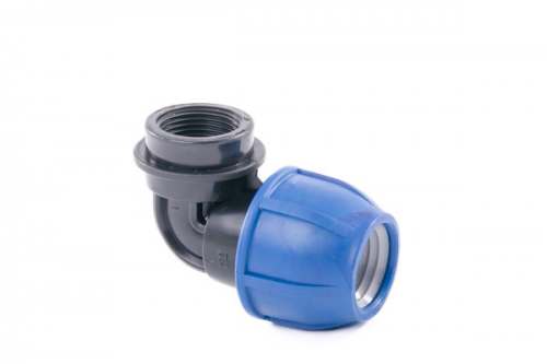 Отвод компрессионный для ПНД труб ВР  25 x 1/2" (Lammin) 300/30